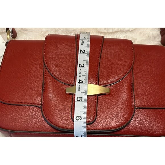 Women's Wal-Mart Stores Red MIA Shoulder Bag w/Snap Button One Size (NEW-Other) - Picture 7 of 15